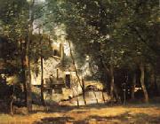 camille corot the mill of Saint-Nicolas-les-Arraz oil painting reproduction